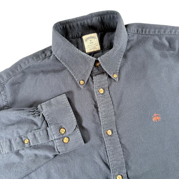 Brooks Brothers Long Sleeve Regent Fit 100% Cotton Men's Sz XL - Picture 1 of 7